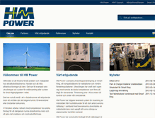 Tablet Screenshot of hmpower.se